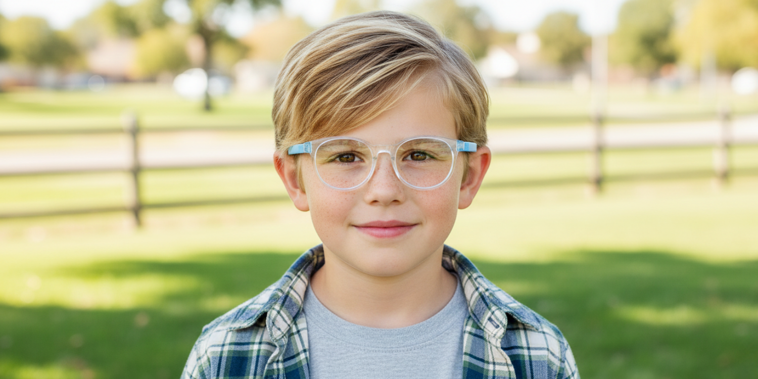 Full Rim Round Magneto Classic Kids Eyeglasses CS002
