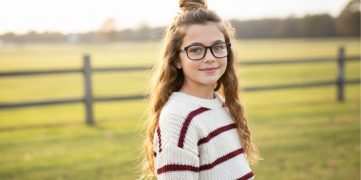 Full Rim Wayfarer Magneto Classic Kids Eyeglasses CS003