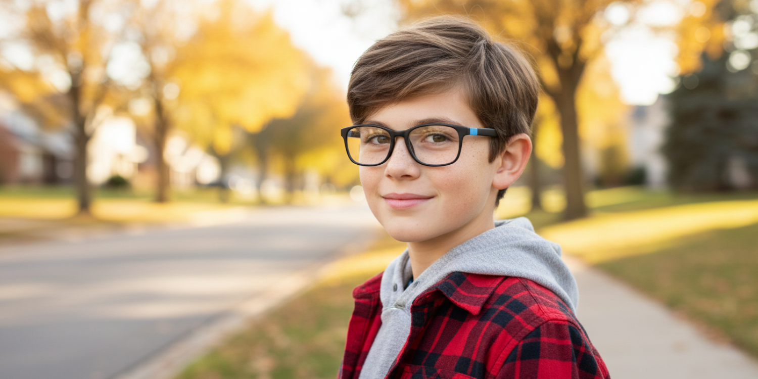 Full Rim Wayfarer Magneto Classic Kids Eyeglasses CS003