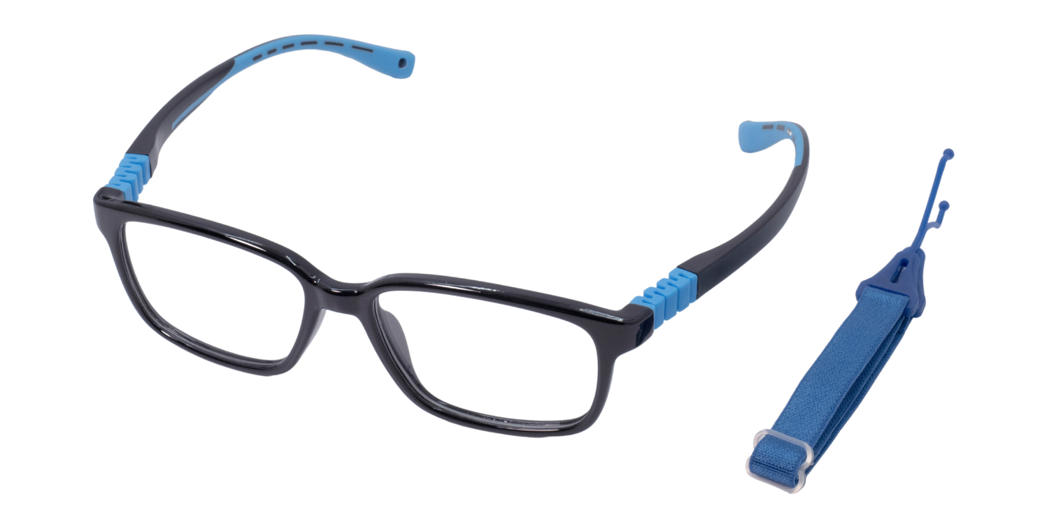 Full Rim Rectangle Magneto Classic Kids Eyeglasses CS007