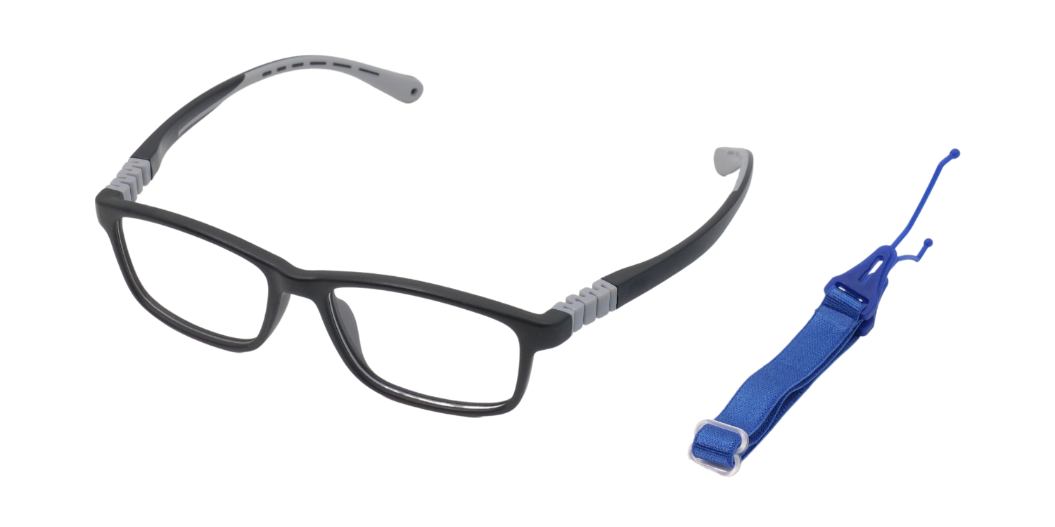 Full Rim Rectangle Magneto Classic Kids Eyeglasses CS007