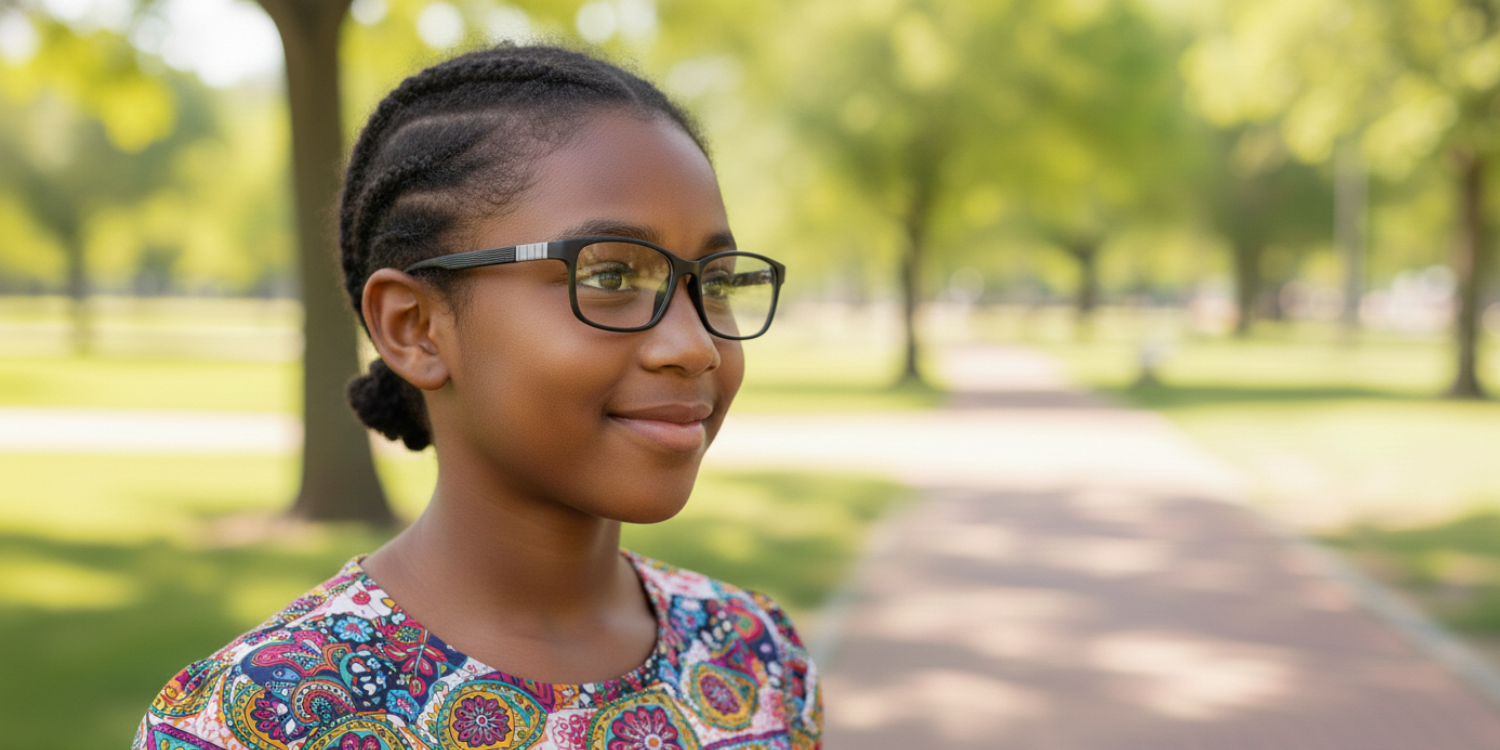 Full Rim Rectangle Magneto Classic Kids Eyeglasses CS007