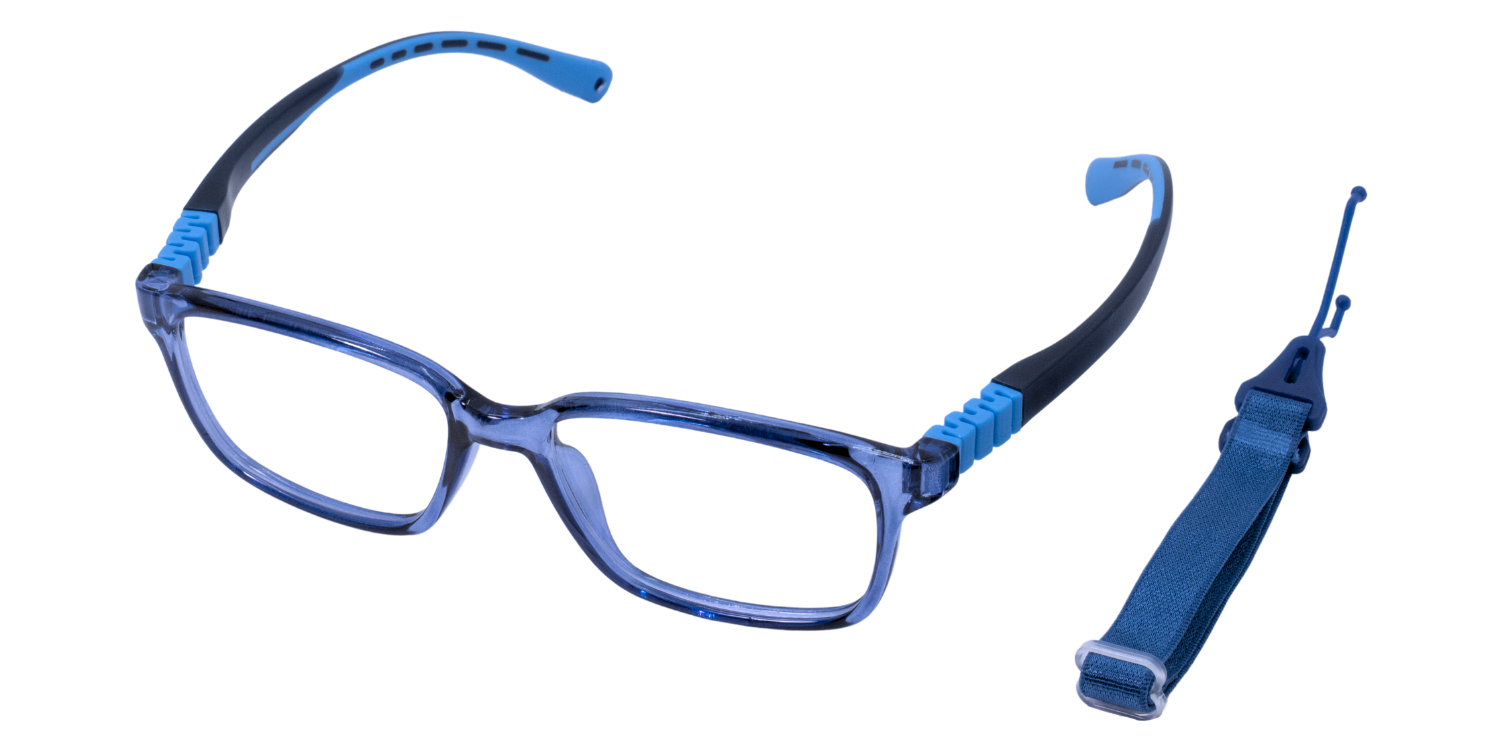 Full Rim Rectangle Magneto Classic Kids Eyeglasses CS007