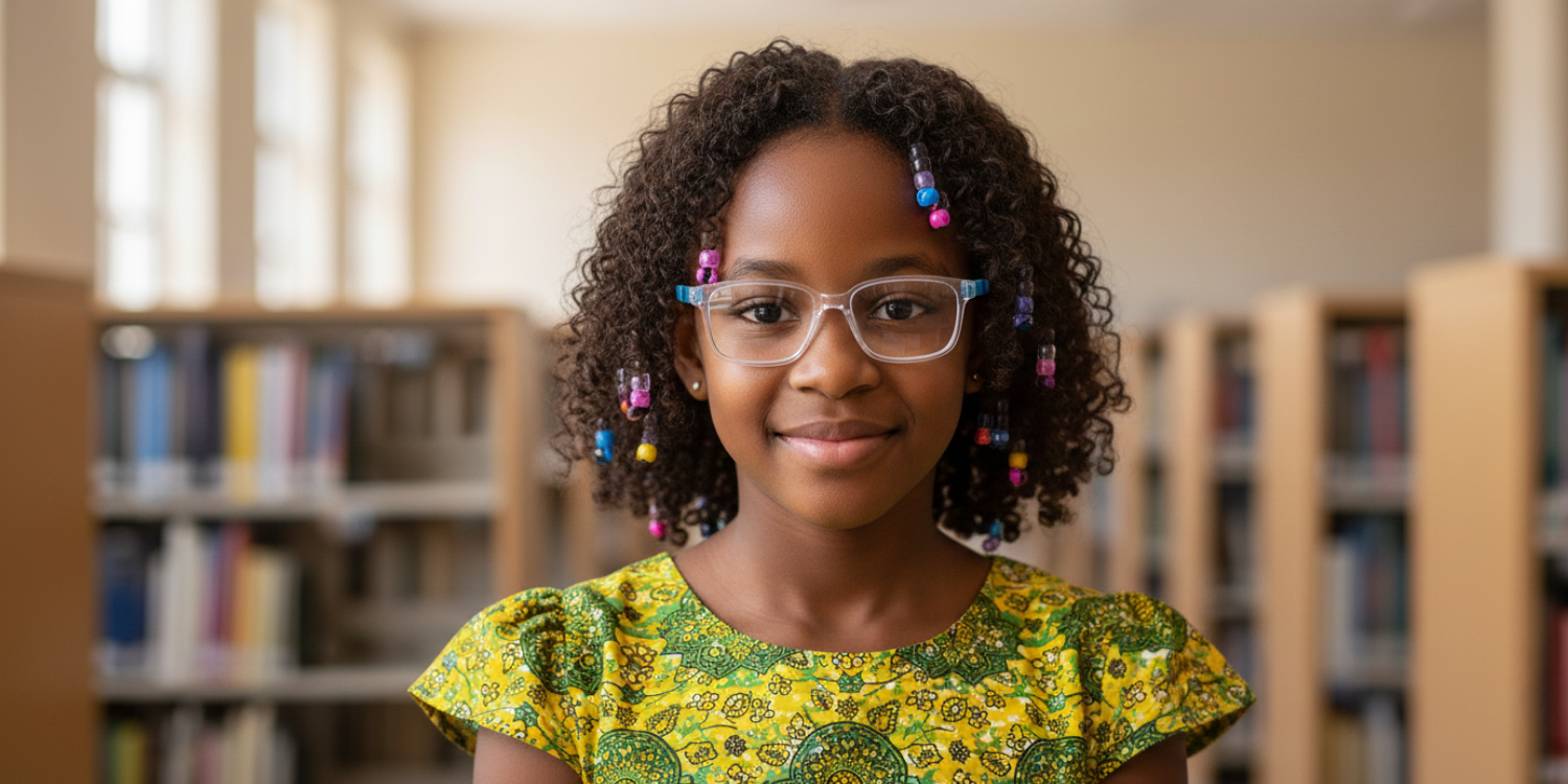Full Rim Rectangle Magneto Classic Kids Eyeglasses CS007