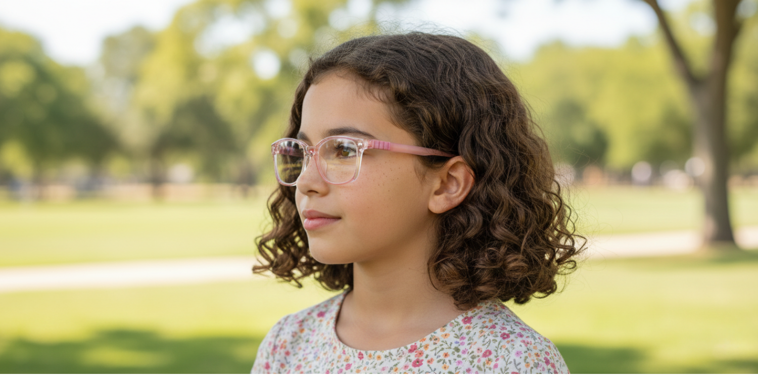Full Rim Rectangle Magneto Classic Kids Eyeglasses CS007