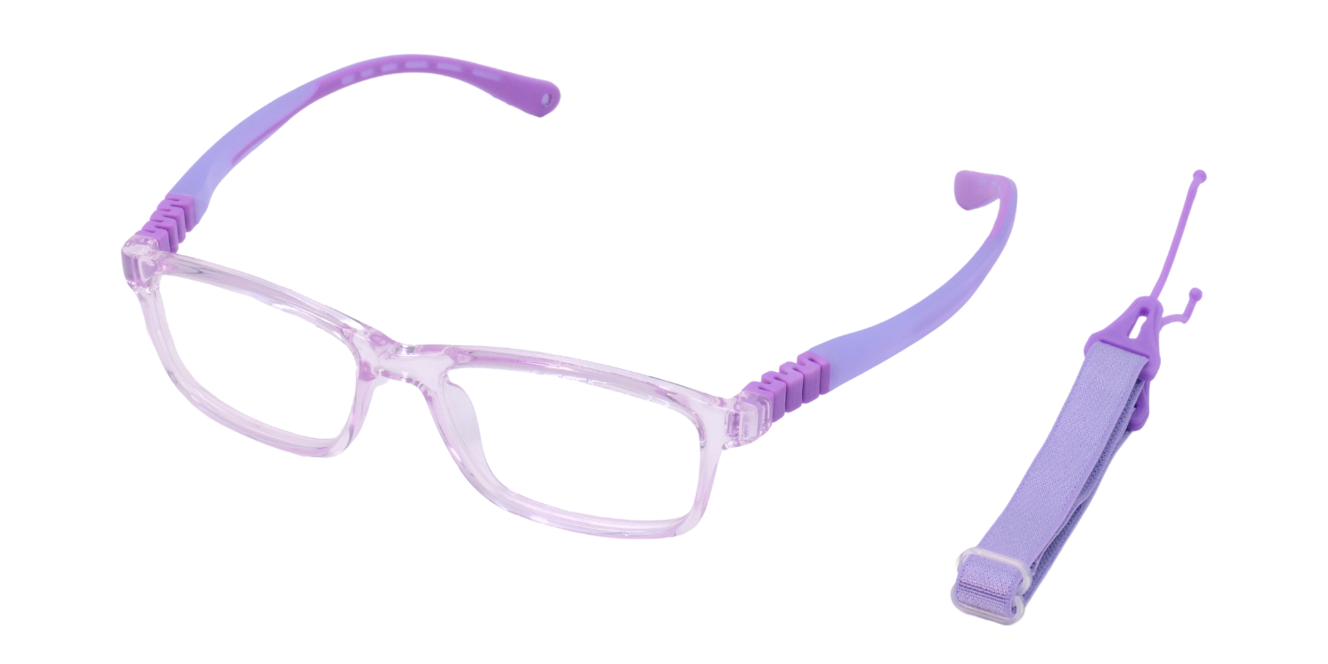 Full Rim Rectangle Magneto Classic Kids Eyeglasses CS007