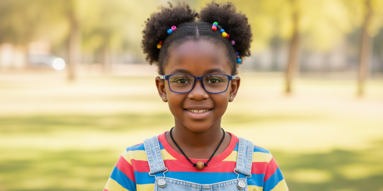Full Rim Rectangle Magneto Classic Kids Eyeglasses CS008