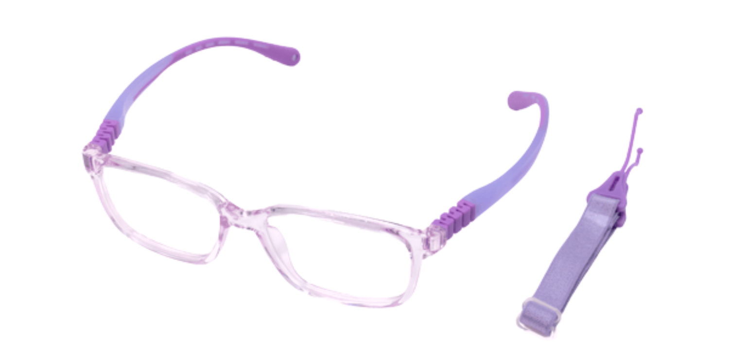 Full Rim Rectangle Magneto Classic Kids Eyeglasses CS008