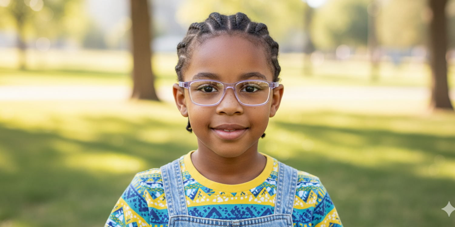 Full Rim Rectangle Magneto Classic Kids Eyeglasses CS008