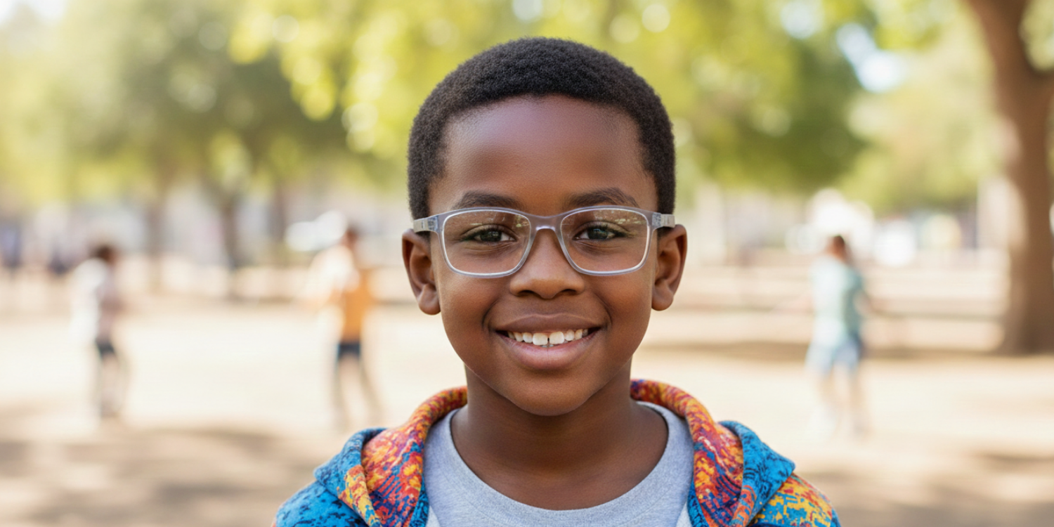 Full Rim Rectangle Magneto Classic Kids Eyeglasses CS008