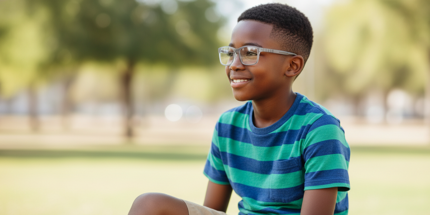 Full Rim Rectangle Magneto Classic Kids Eyeglasses CS008