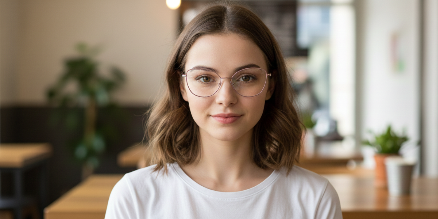 Full Rim Cat Eye Classic Eyeglasses D2210