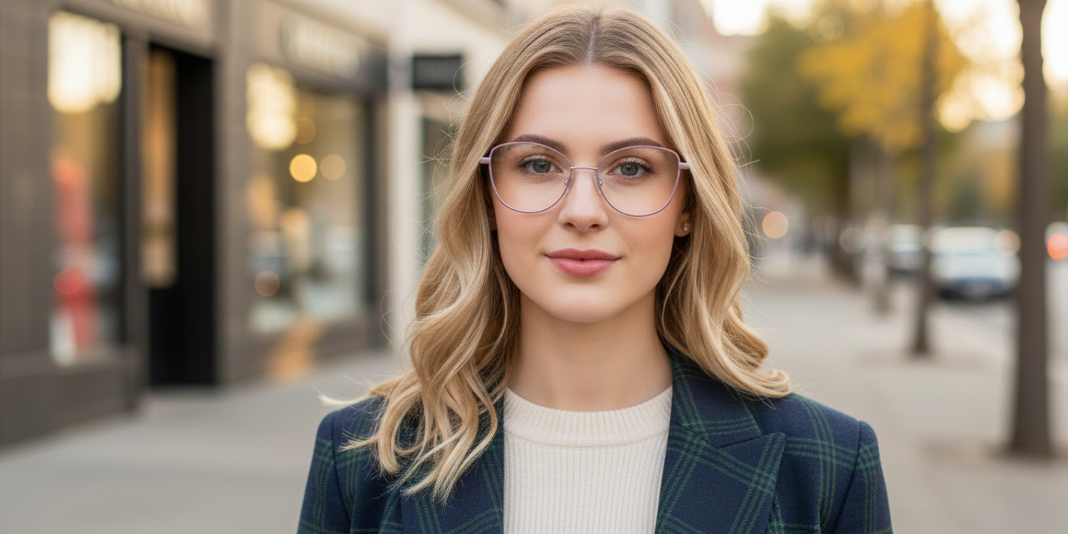 Full Rim Cat Eye Classic Eyeglasses D2210