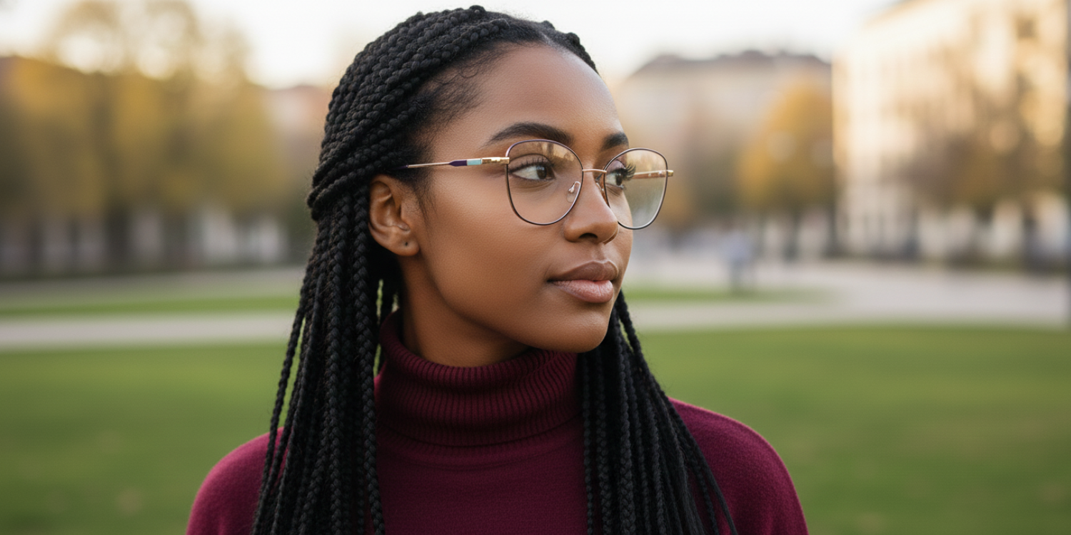 Full Rim Cat Eye Classic Eyeglasses D2210