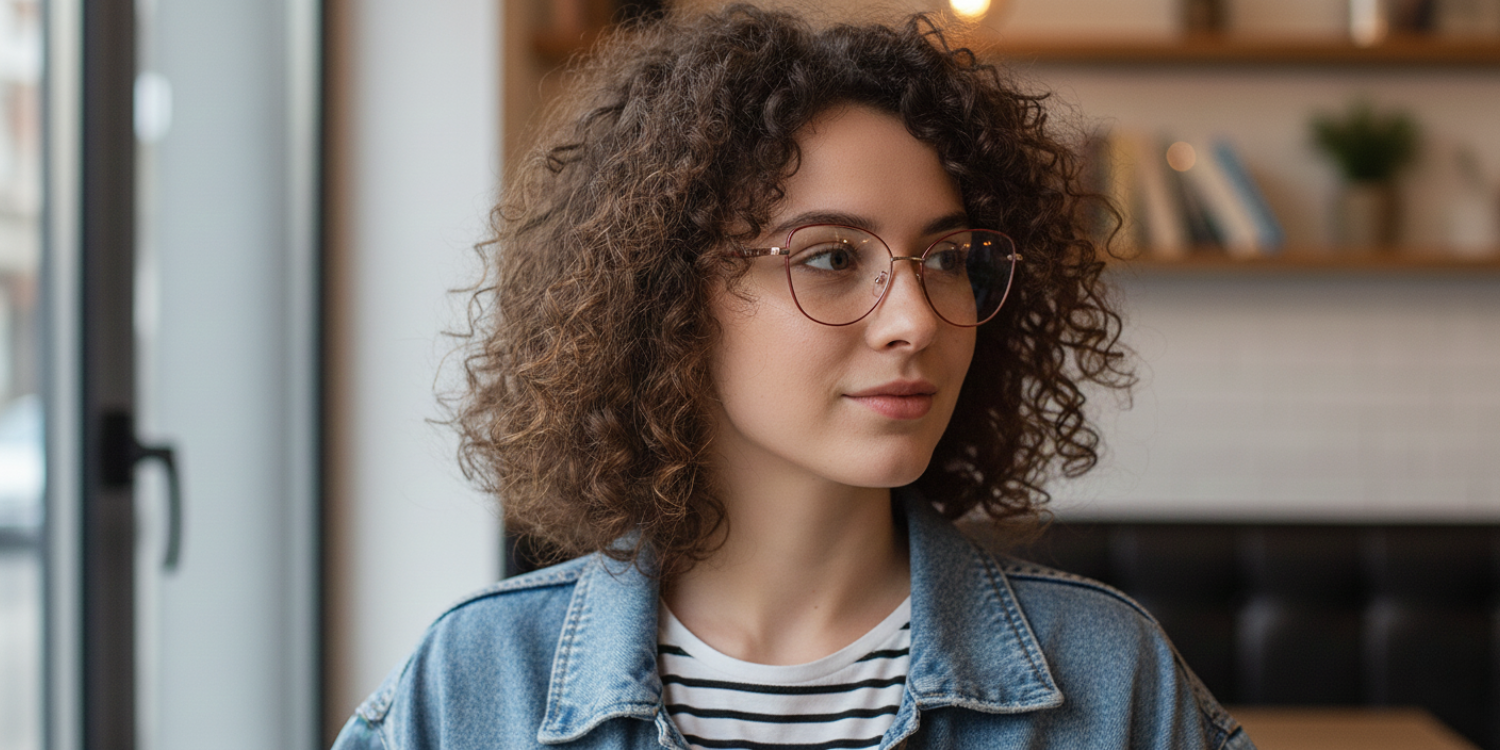 Full Rim Cat Eye Classic Eyeglasses D2210