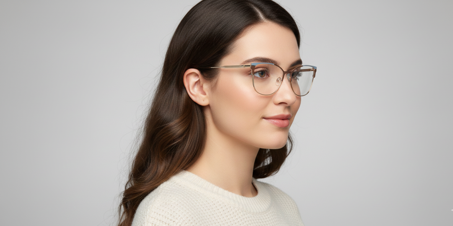 Full Rim Cat Eye Classic Eyeglasses FRHD607