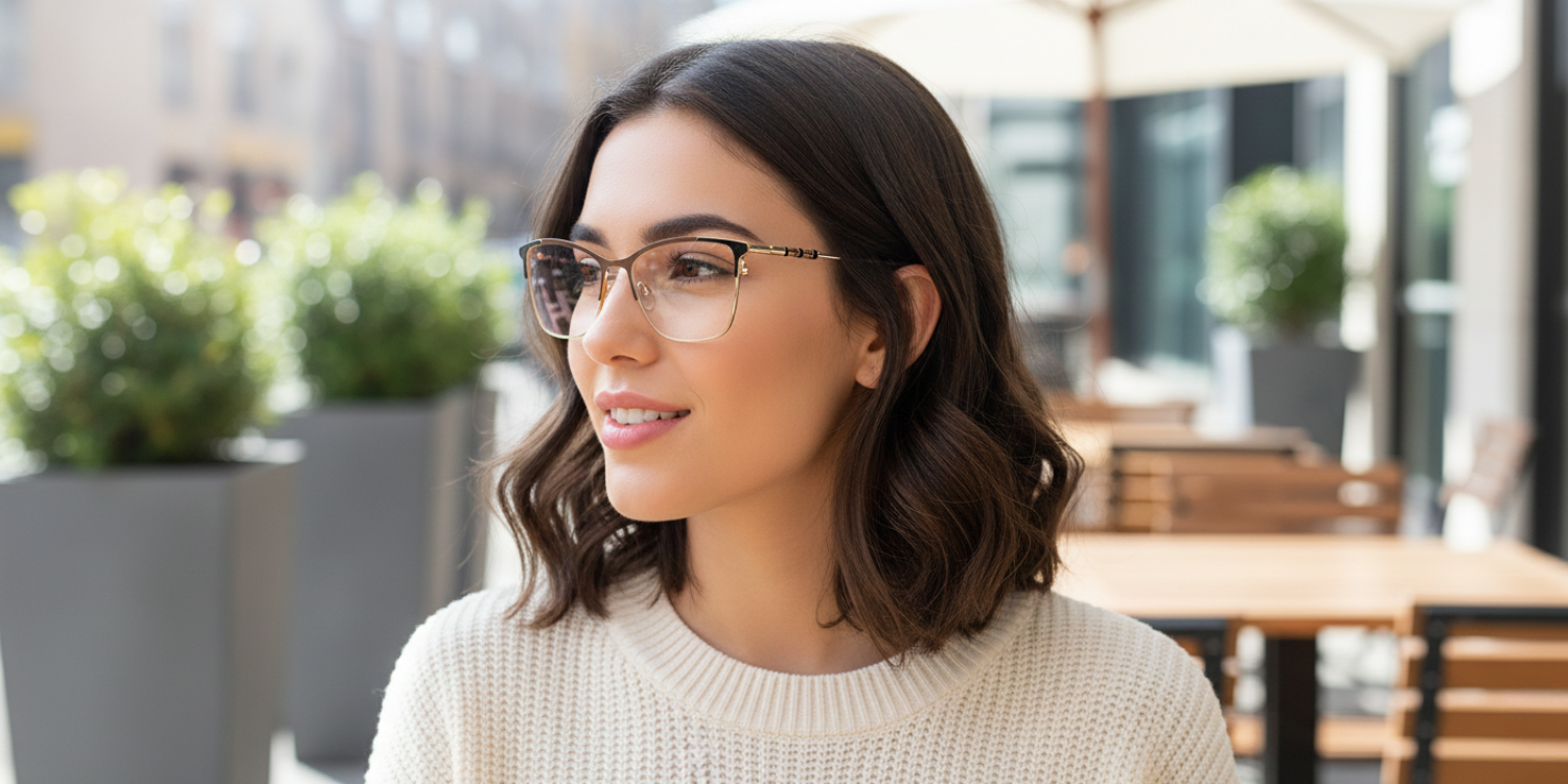 Full Rim Cat Eye Classic Eyeglasses FRHD609