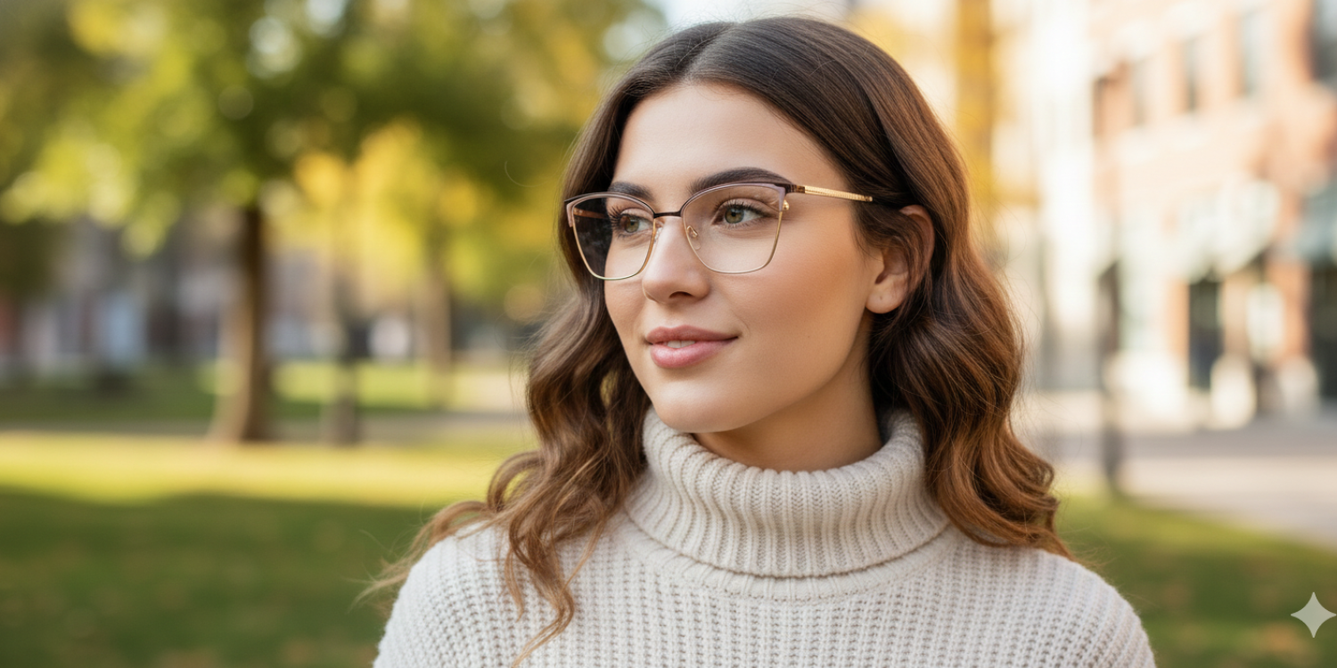 Full Rim Cat Eye Classic Eyeglasses FRHD610