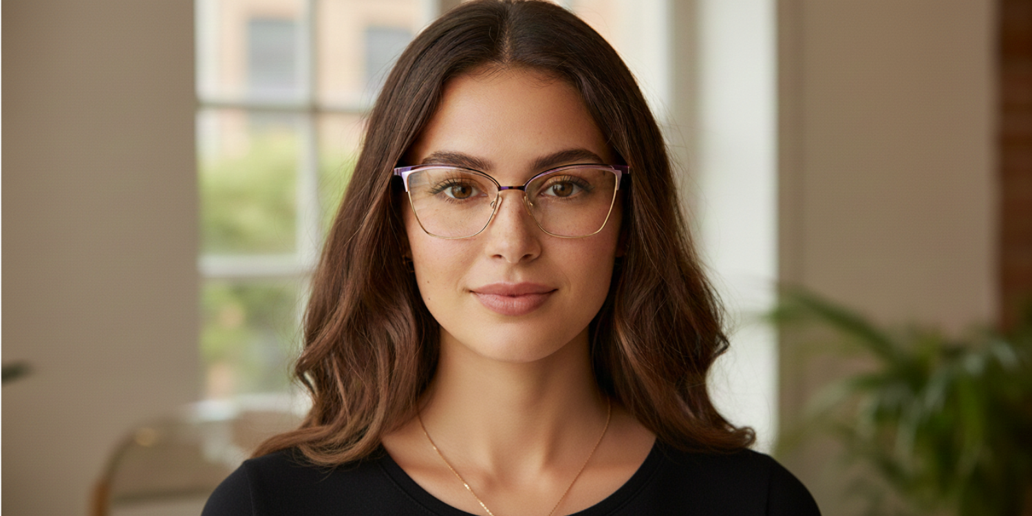Full Rim Cat Eye Classic Eyeglasses FRHD610