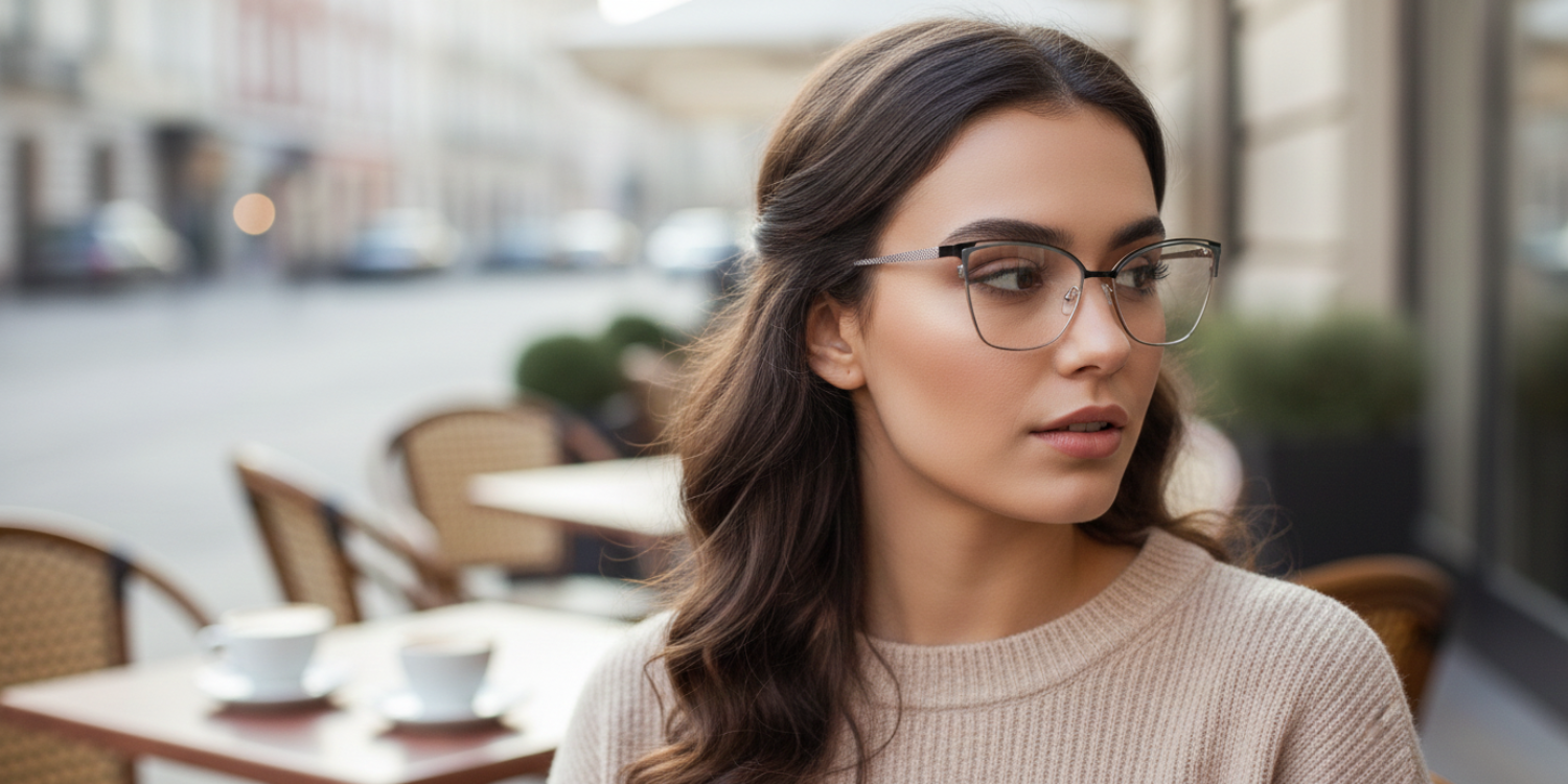 Full Rim Cat Eye Classic Eyeglasses FRHD610