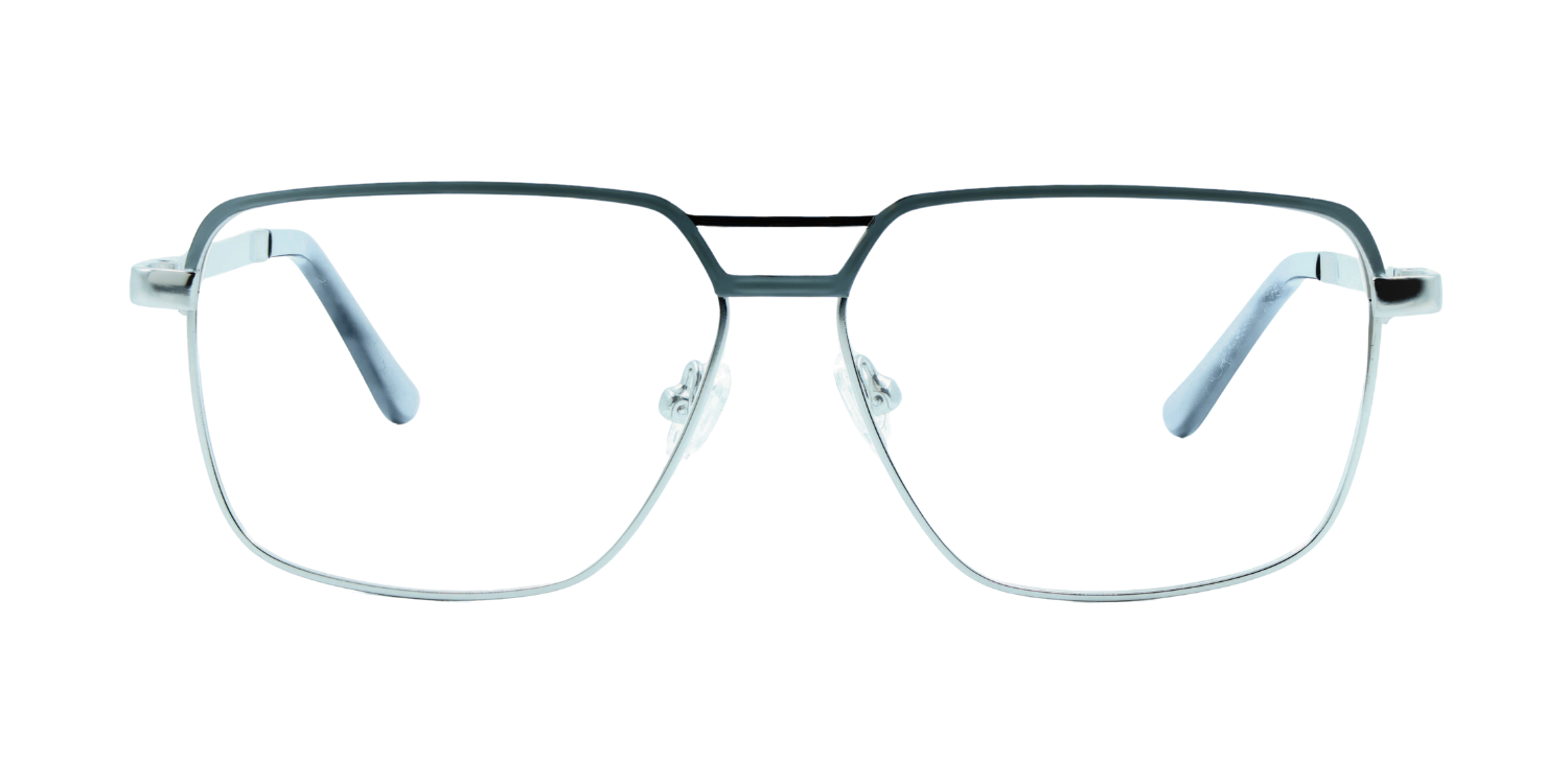 Full Rim Double Bridge Rectangle Classic Eyeglasses FY621