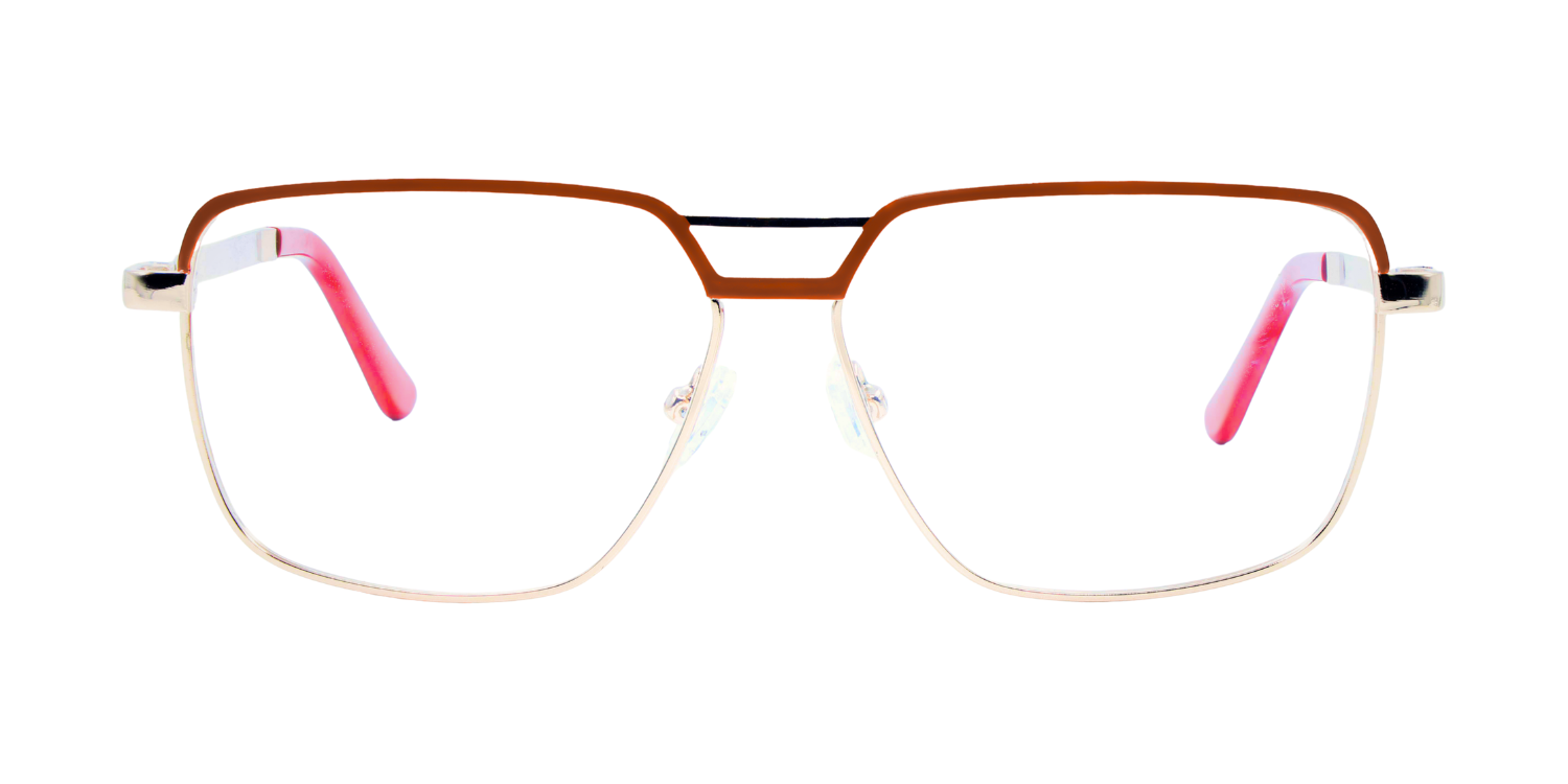 Full Rim Double Bridge Rectangle Classic Eyeglasses FY621