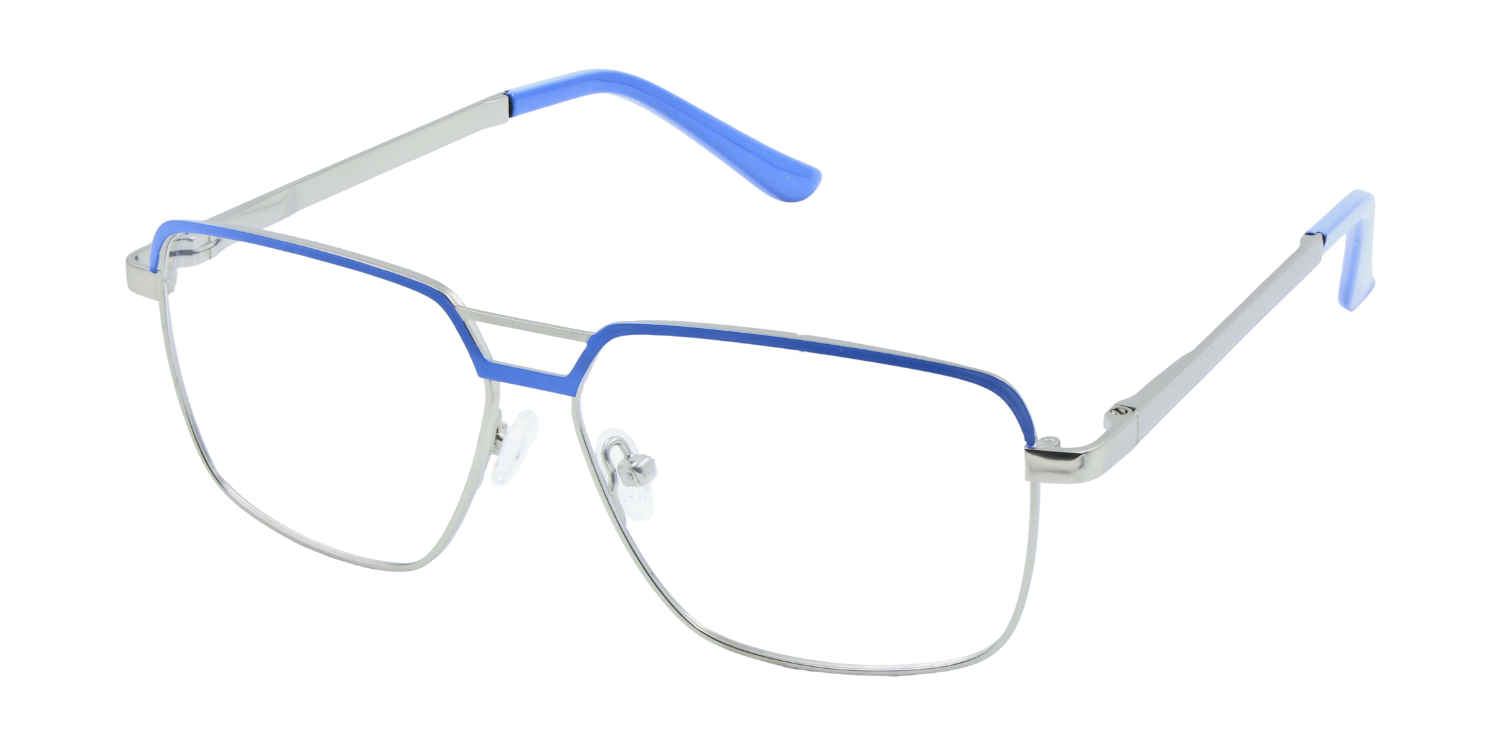 Full Rim Double Bridge Rectangle Classic Eyeglasses FY621