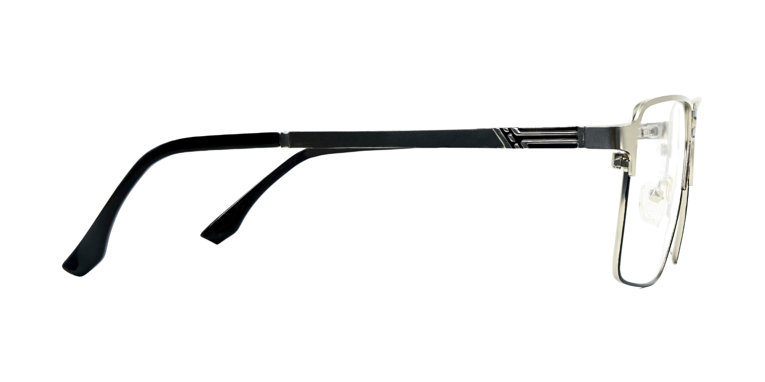 Full Rim Double Bridge Rectangle Classic Eyeglasses GU8608