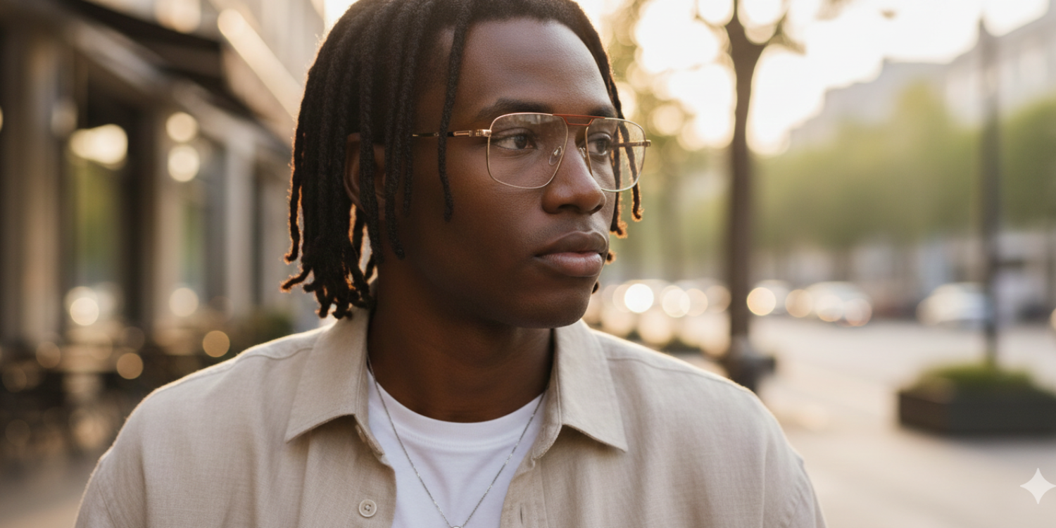 Full Rim Double Bridge Rectangle Classic Eyeglasses GU8615