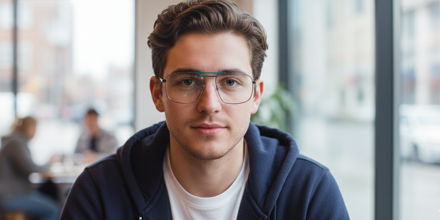 Full Rim Double Bridge Rectangle Classic Eyeglasses GU8615