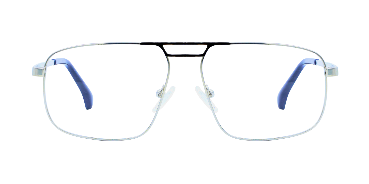 Full Rim Double Bridge Rectangle Classic Eyeglasses GU8615