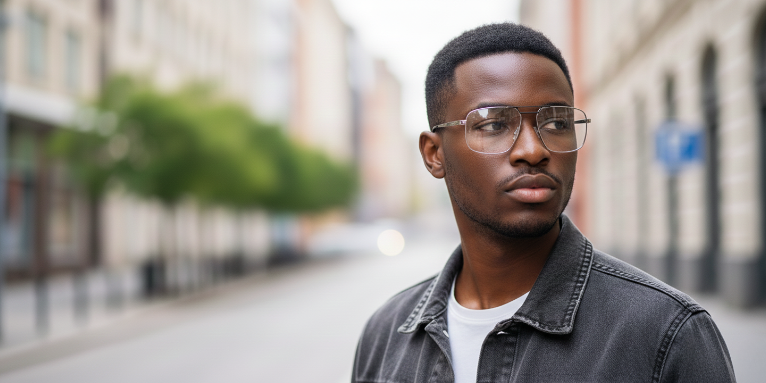 Full Rim Double Bridge Rectangle Classic Eyeglasses GU8615