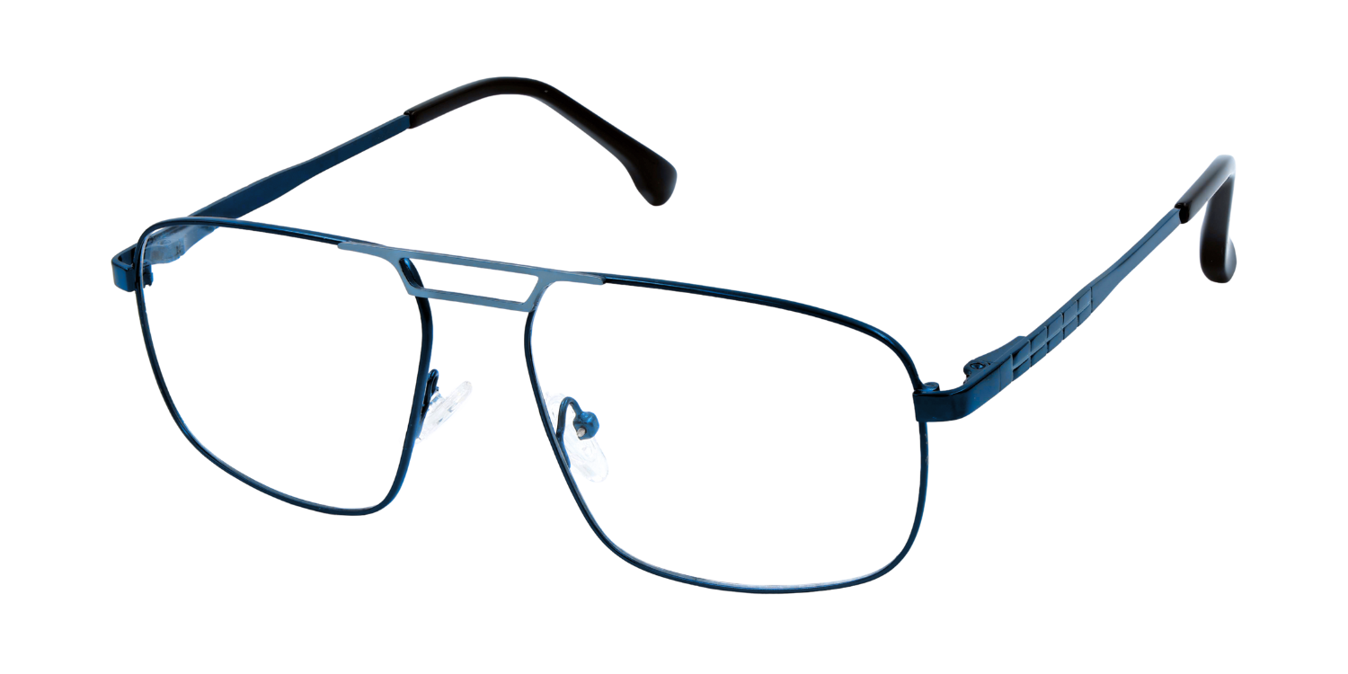 Full Rim Double Bridge Rectangle Classic Eyeglasses GU8615