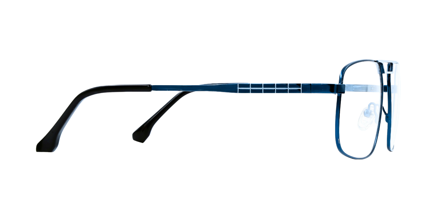 Full Rim Double Bridge Rectangle Classic Eyeglasses GU8615