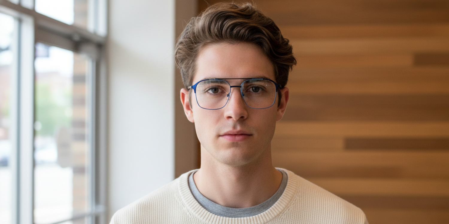 Full Rim Rectangle Classic Eyeglasses GU8603