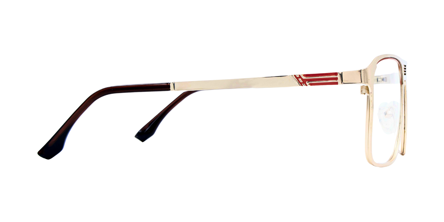 Full Rim Double Bridge Rectangle Classic Eyeglasses GU8607