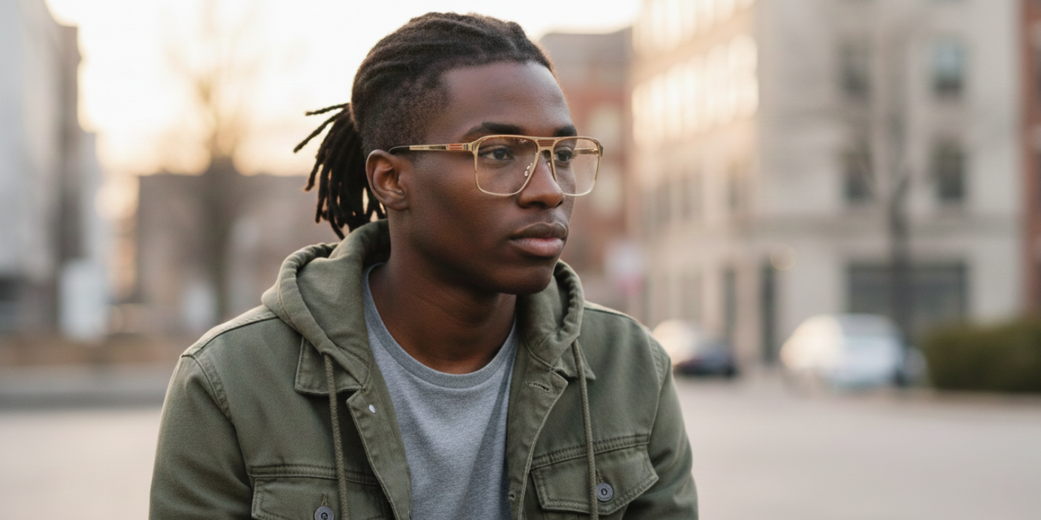 Full Rim Double Bridge Rectangle Classic Eyeglasses GU8607