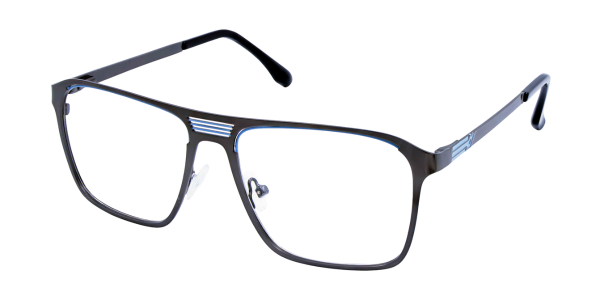 Full Rim Double Bridge Rectangle Classic Eyeglasses GU8607