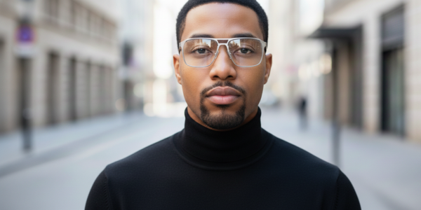 Full Rim Double Bridge Rectangle Classic Eyeglasses GU8607