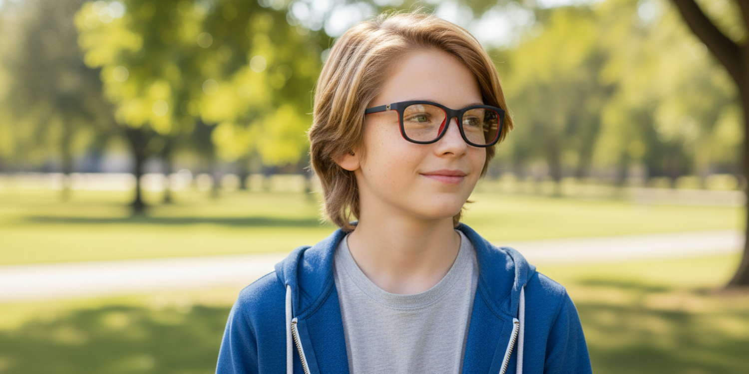 Full Rim Square Eyeglasses With Adjustable Temples M5201