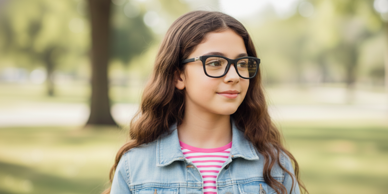 Full Rim Square Eyeglasses With Adjustable Temples M5201