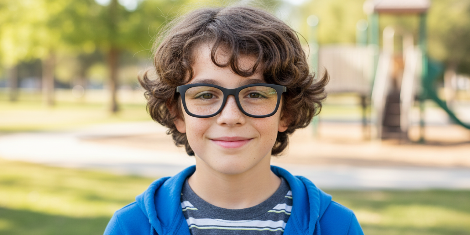Full Rim Square Eyeglasses With Adjustable Temples M5201