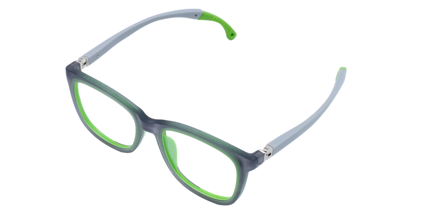 Full Rim Square Eyeglasses With Adjustable Temples M5201