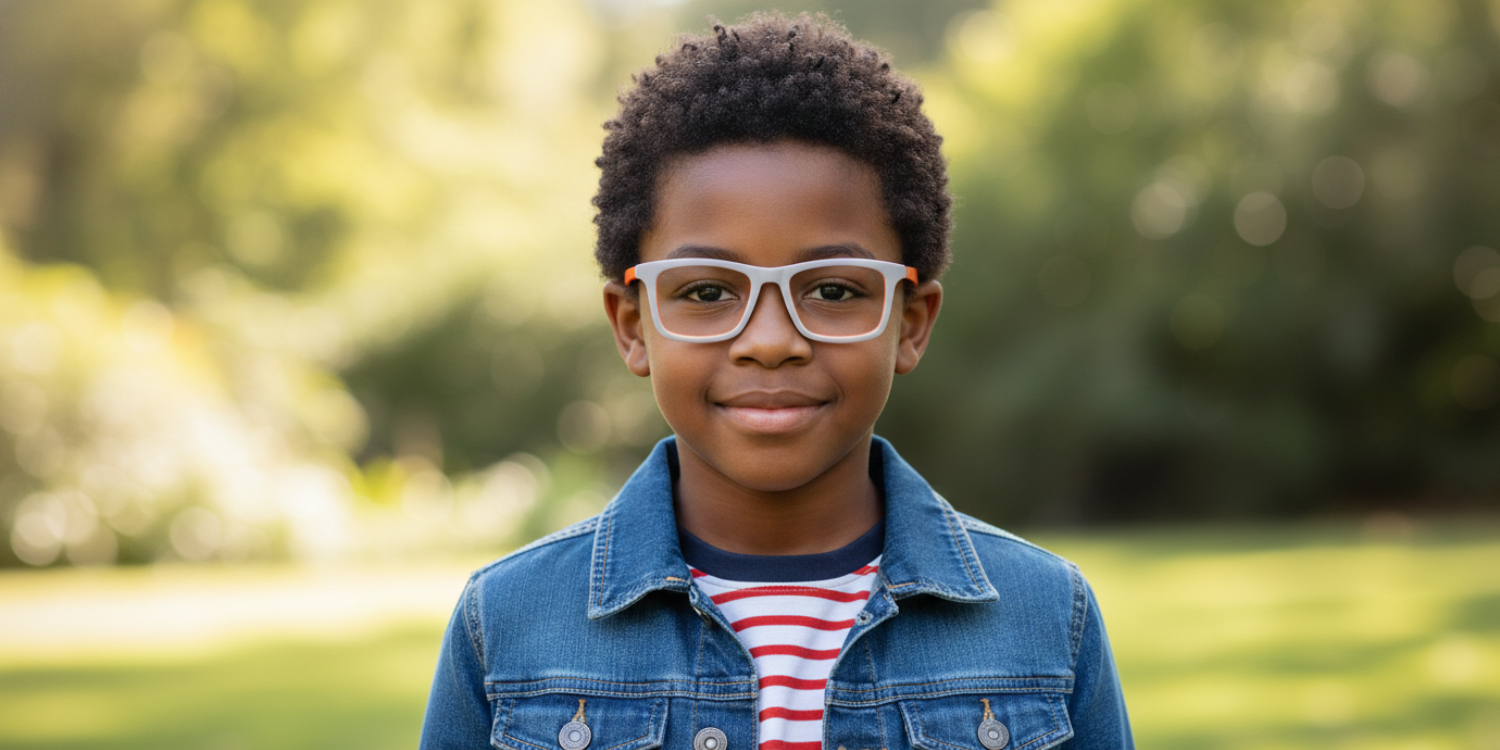 Full Rim RectangleFashionista Kids Premium Eyeglasses With Adjustable Temples M5202