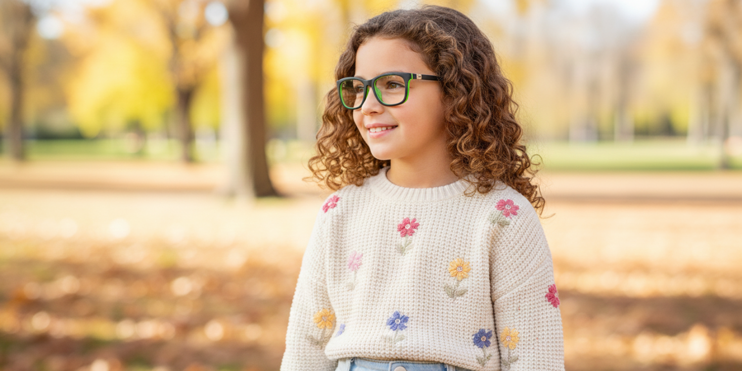 Full Rim Wayfarer Eyeglasses With Adjustable Temples M5203