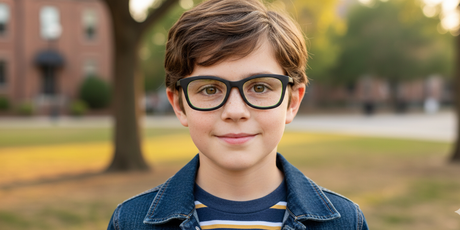 Full Rim Wayfarer Eyeglasses With Adjustable Temples M5203