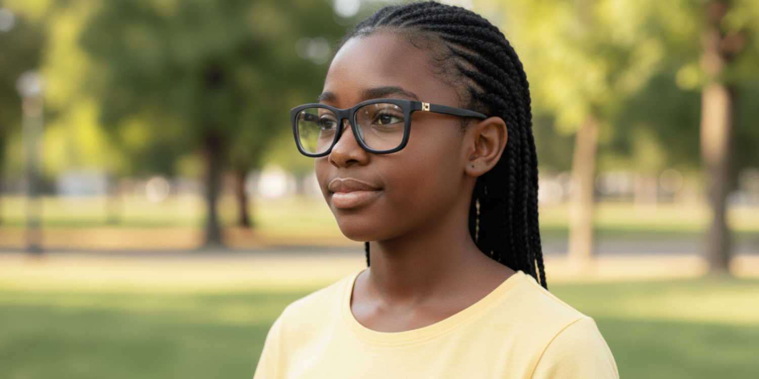 Full Rim Wayfarer Eyeglasses With Adjustable Temples M5203