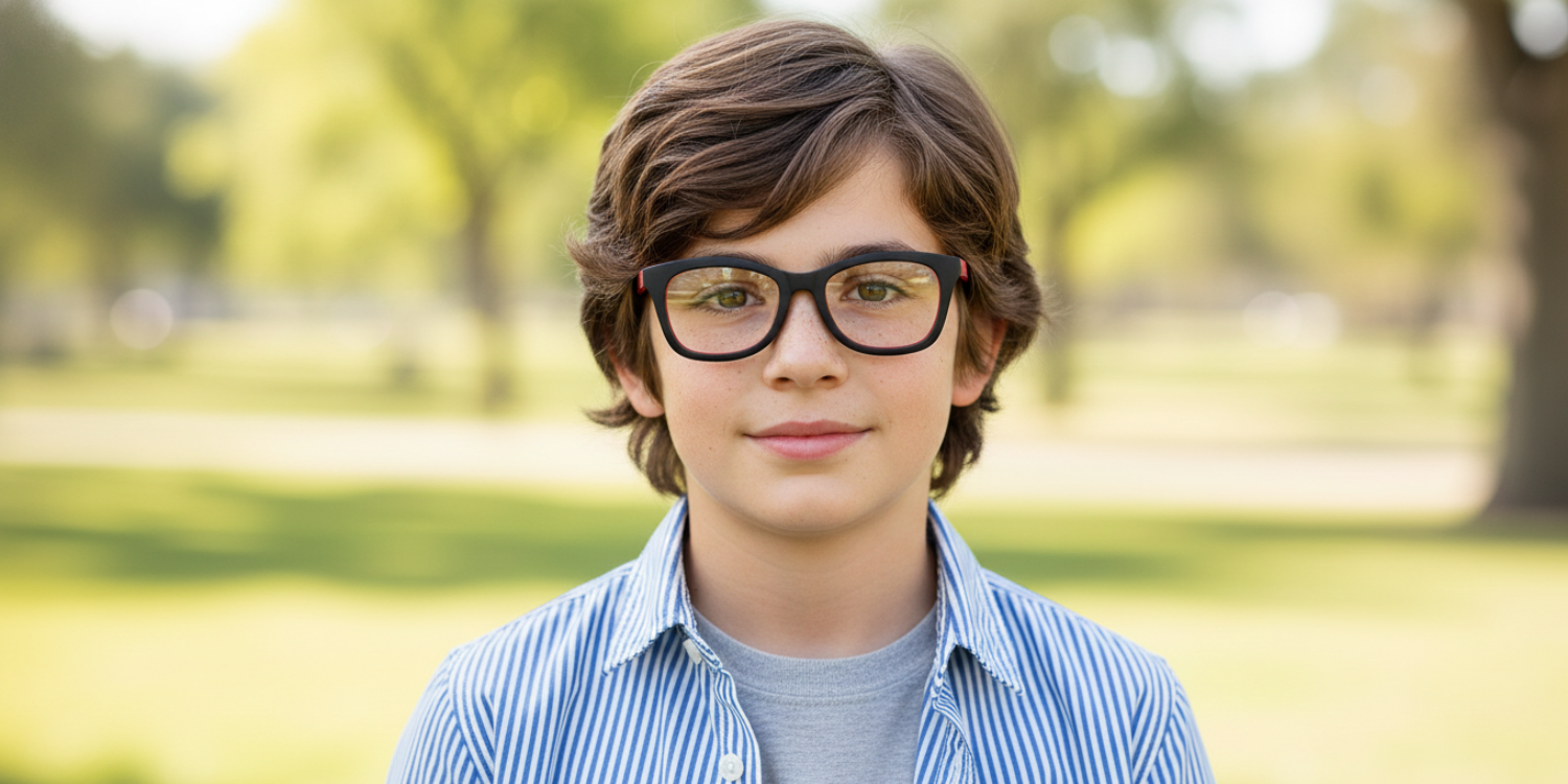 Full Rim Wayfarer Eyeglasses With Adjustable Temples M5203