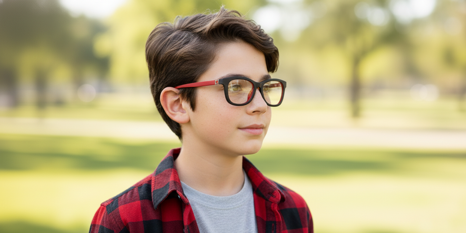 Full Rim Wayfarer Eyeglasses With Adjustable Temples M5203