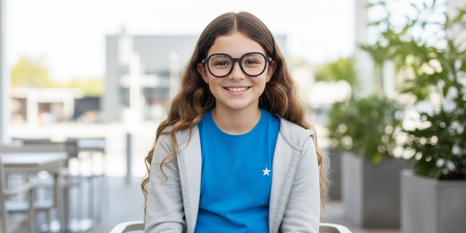 Full Rim Cat Eye Eyeglasses With Adjustable Temples M5204